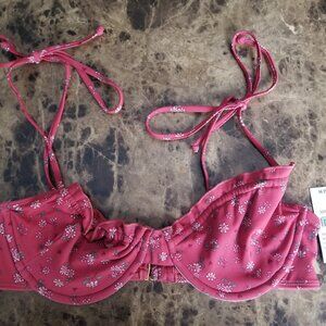 Flower bikini top